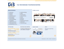 Tablet Screenshot of dib-online.de