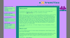 Desktop Screenshot of extremities.dib-online.info