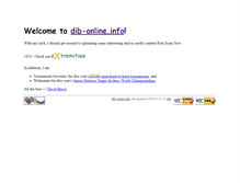Tablet Screenshot of dib-online.info